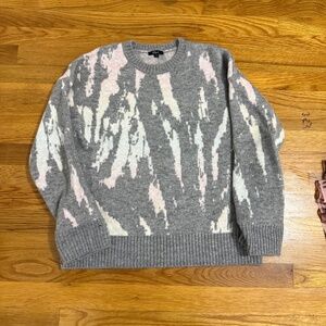 RAILS Virgo Sweater Grey Tie Dye